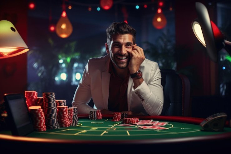Antarmuka aplikasi kawan togel menampilkan table games blackjack dan roulette dengan dealer langsung